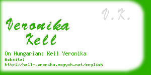 veronika kell business card